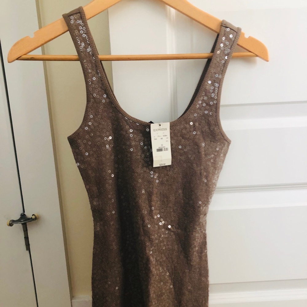 NWT Express sequined top